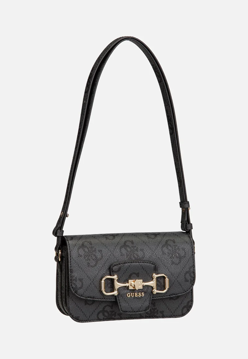Janie Logo Conv Xbody Flap Coal Logo - Crossbody Bag