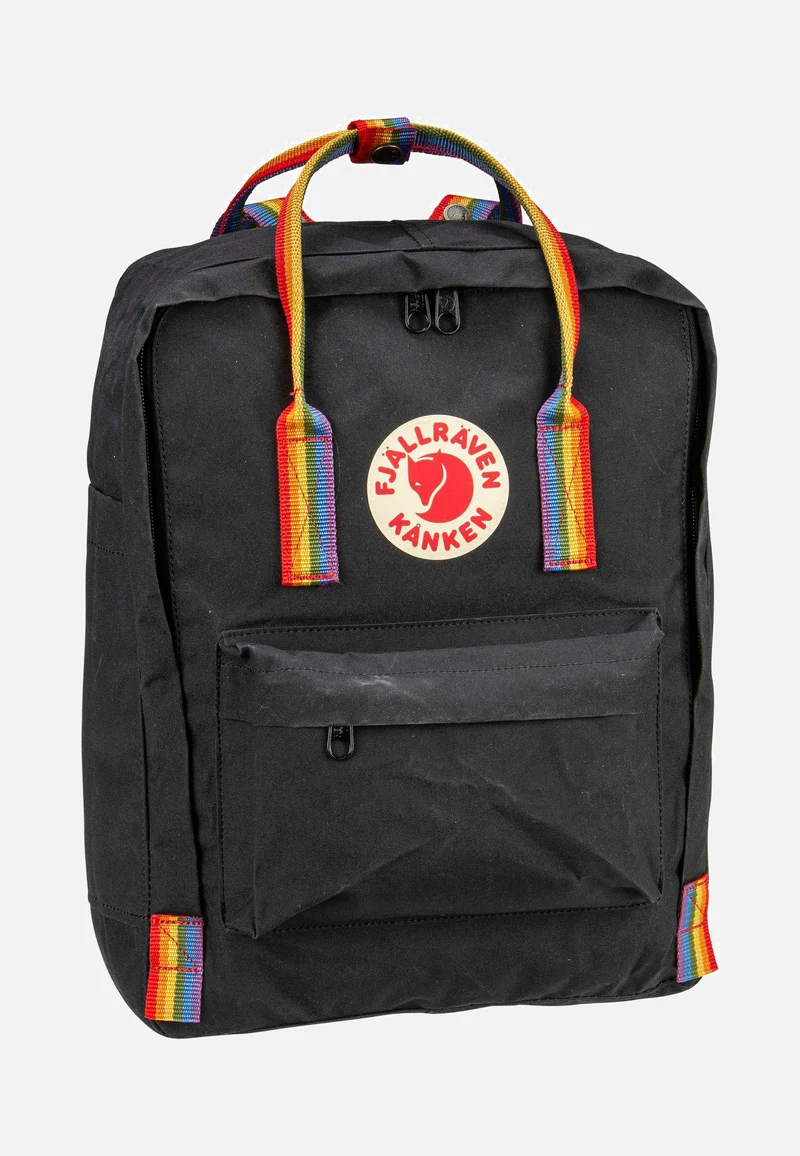 Kanken Rainbow Black/Rainbow Pattern - Backpack