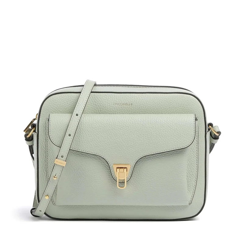 Borsa Donna a Tracolla COCCINELLE linea Beat Soft in Pelle Celadon Green