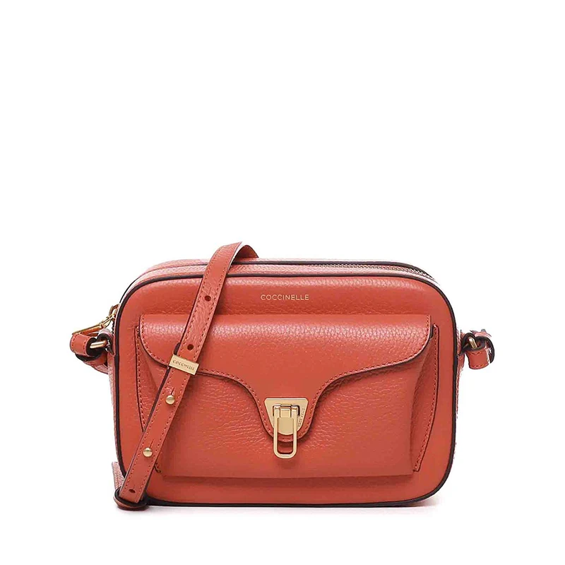 Borsa Donna a Tracolla COCCINELLE Linea Beat Soft Small in Pelle Grenadine Red