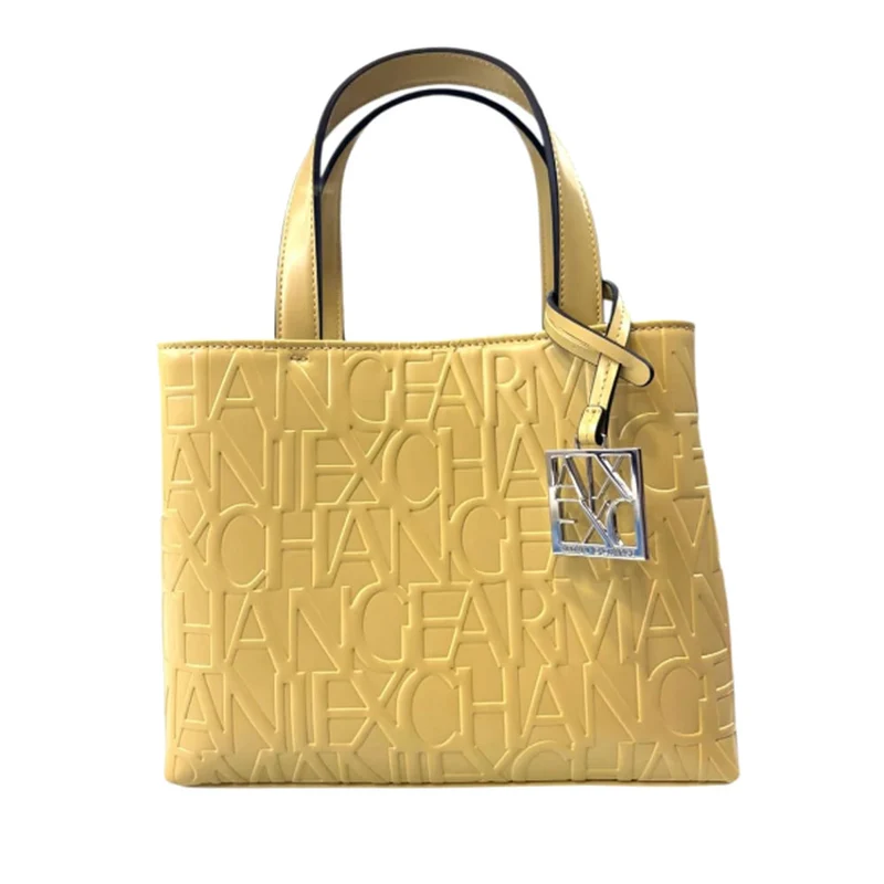 Borsa Donna a Mano Con Tracolla ARMANI EXCHANGE colore Light Bamboo Misura Piccola