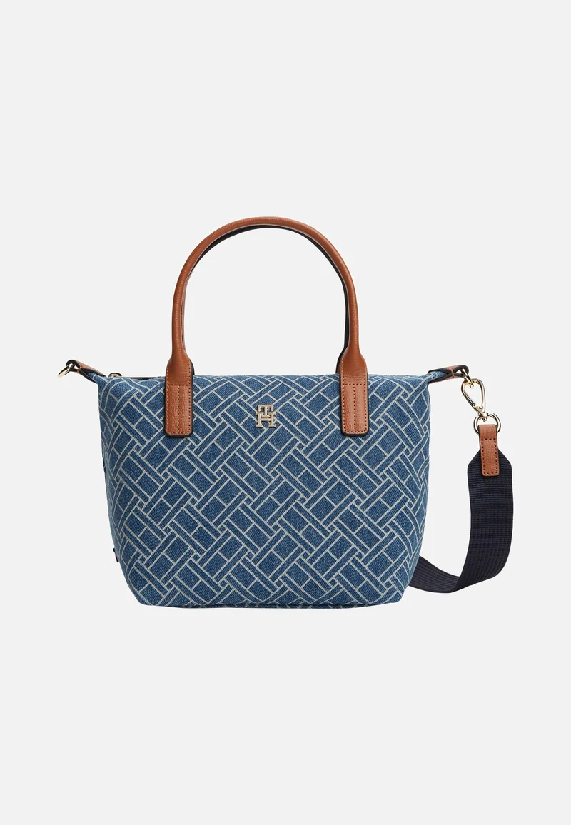 Popette Mini Tote Denim Flag Blue Denim - Tote Bag