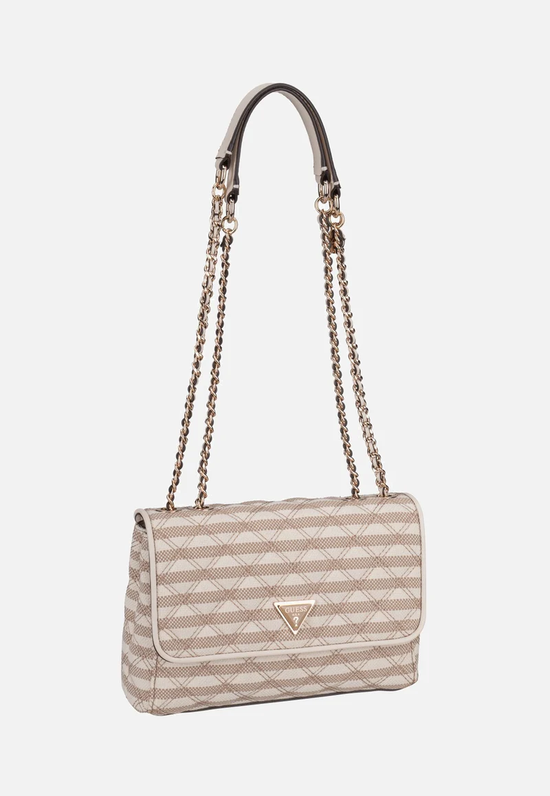 Giully II 2 Comp Conv Flap Taupe Multi - Crossbody Bag