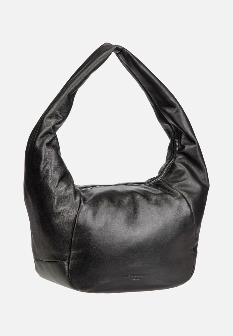 Farrah M Vintage Goat Black - Hobo Bag