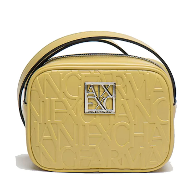 Borsa Donna a Tracolla ARMANI EXCHANGE colore Light Bamboo Chiusa con Zip