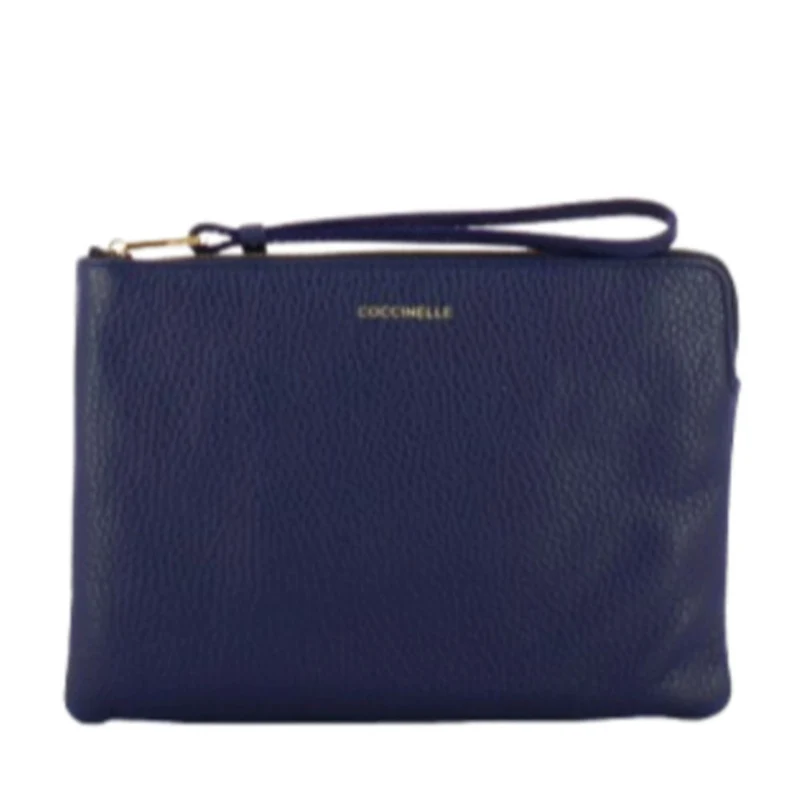 Pochette Donna COCCINELLE in Pelle Royal Blue Linea Alias