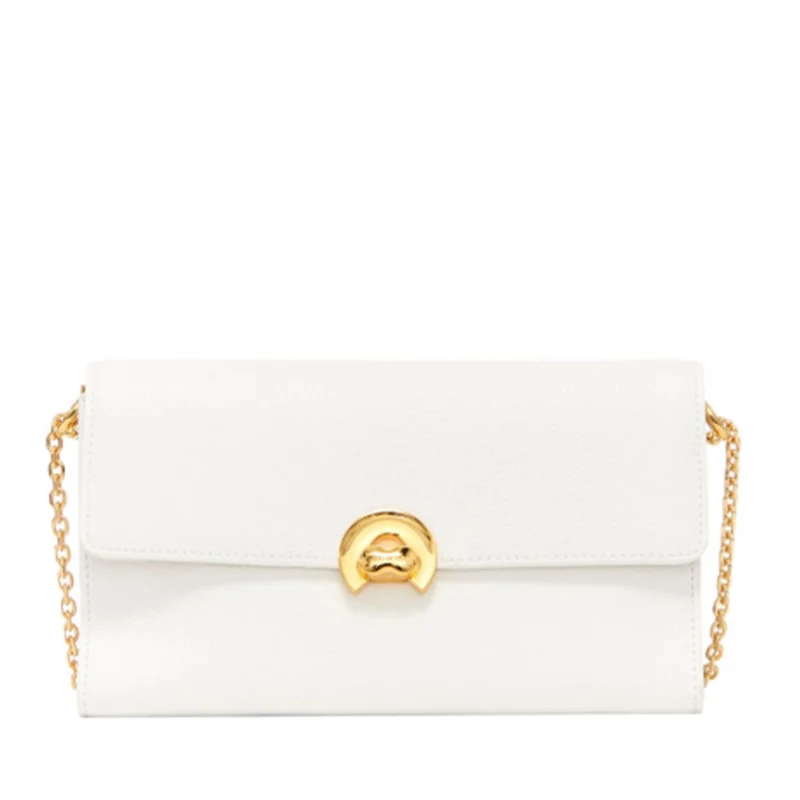 Borsa Donna a Tracolla COCCINELLE in Pelle linea Binxie Medium colore Brillant White