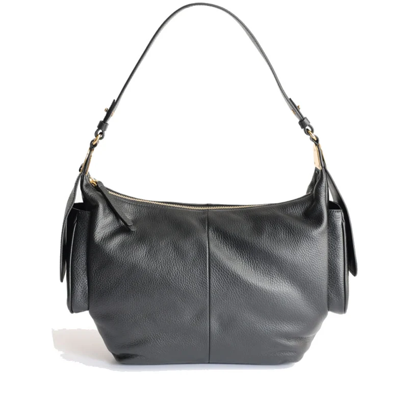 Borsa Donna a Spalla COCCINELLE in Pelle Colore Nero linea Campus