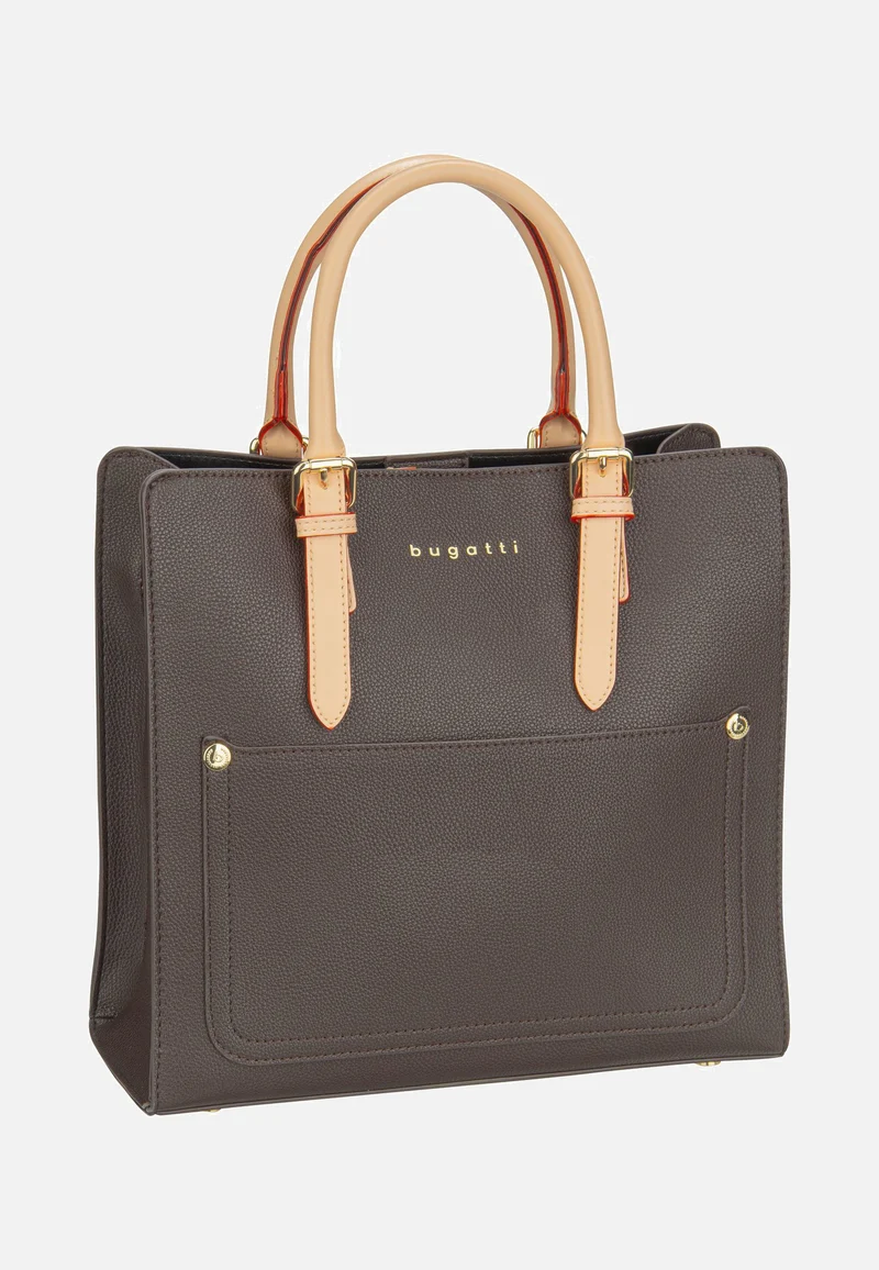 Ella Top Handle Large Dunkelbraun - Tote Bag