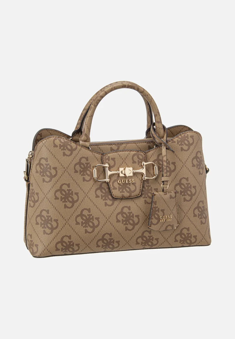 Janie Logo Girlfriend Satchel Latte Logo - Satchel