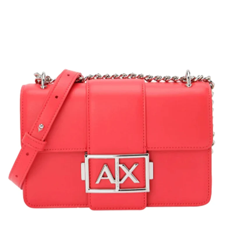 Borsa Donna a Tracolla ARMANI EXCHANGE Linea Jodie Chiusa con Pattina colore Grenadine