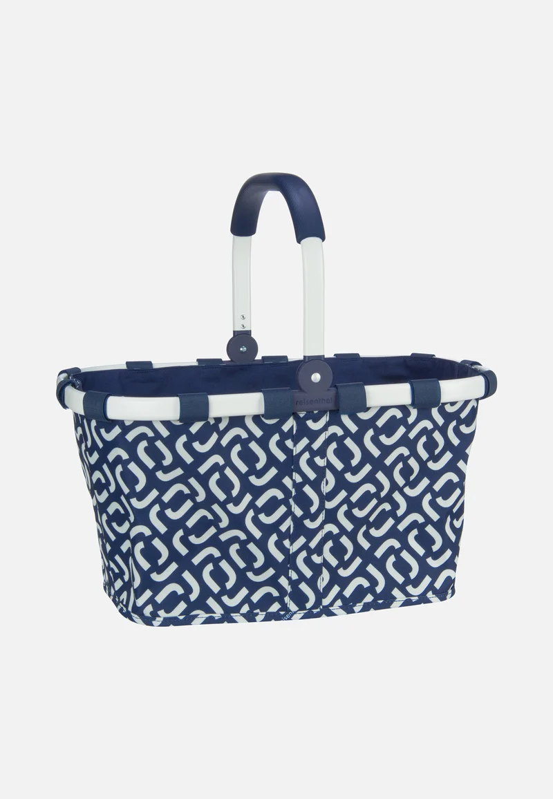 Carrybag Frame Signature Navy - Shopping Basket