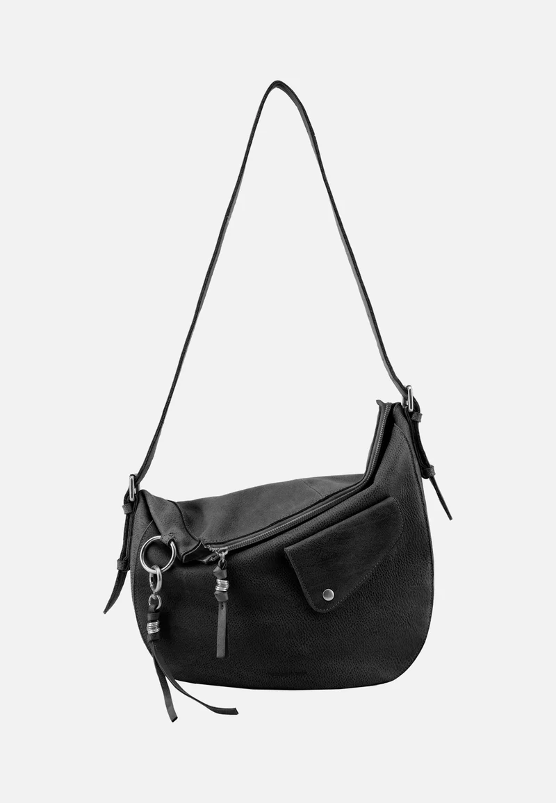 My Forever Friend Shoulderbag With Front Pocket Black - Shoulder Bag