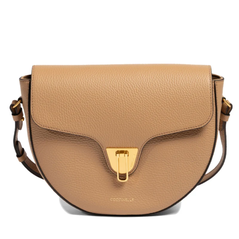 Borsa Donna a Tracolla COCCINELLE in Pelle linea Beat Soft Medium colore Skin