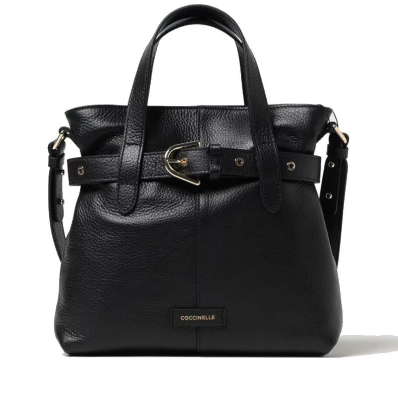 Borsa Donna a Mano COCCINELLE in Pelle linea Abigail Colore Nero
