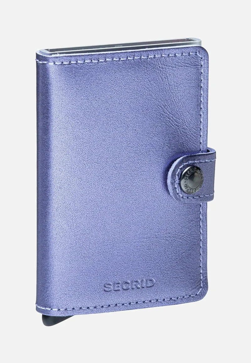Miniwallet Metallic Metallic Lila-Silver - Wallet