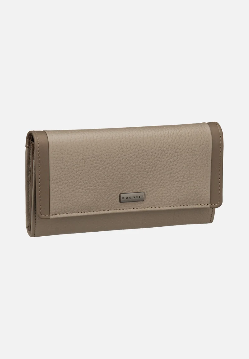 Sina Ladies Long With Flap Beige - Wallet