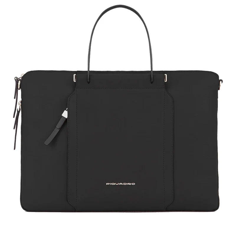 Borsa Donna da Lavoro PIQUADRO linea Circle in Pelle Nera - CA4021W92