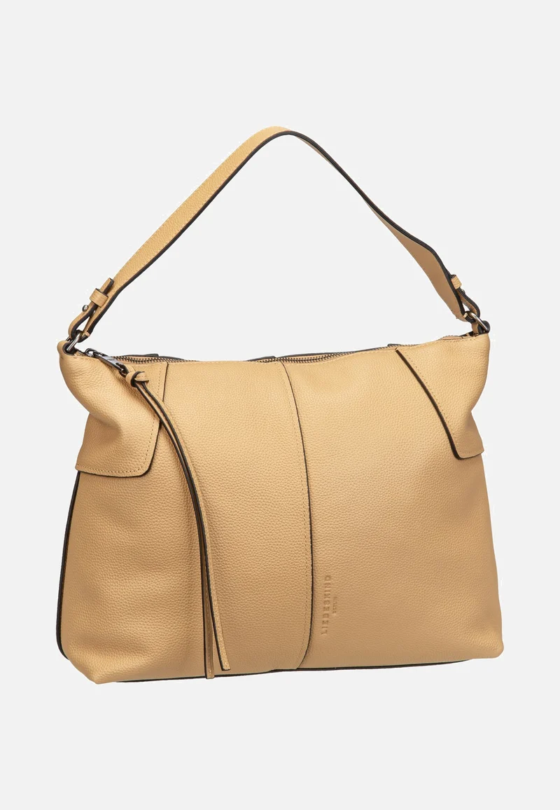 Mila Hobo M Small Pebble Light Tan - Hobo Bag