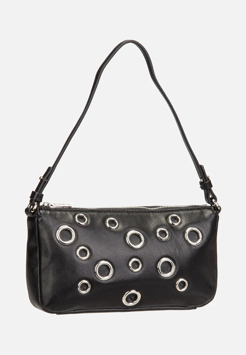 Ryker Eylets Crossbody S Vintage Goat Black - Evening Bag