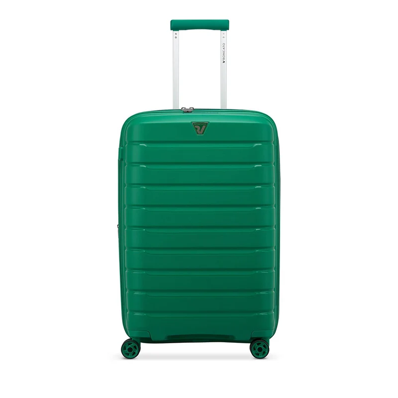 Trolley Rigido Medio Espandibile 4 Ruote RONCATO Linea B-Flying colore Verde Brillante