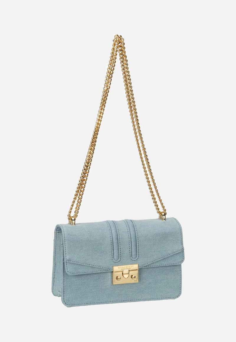 Roros East-West Denim In Blue - Evening Bag