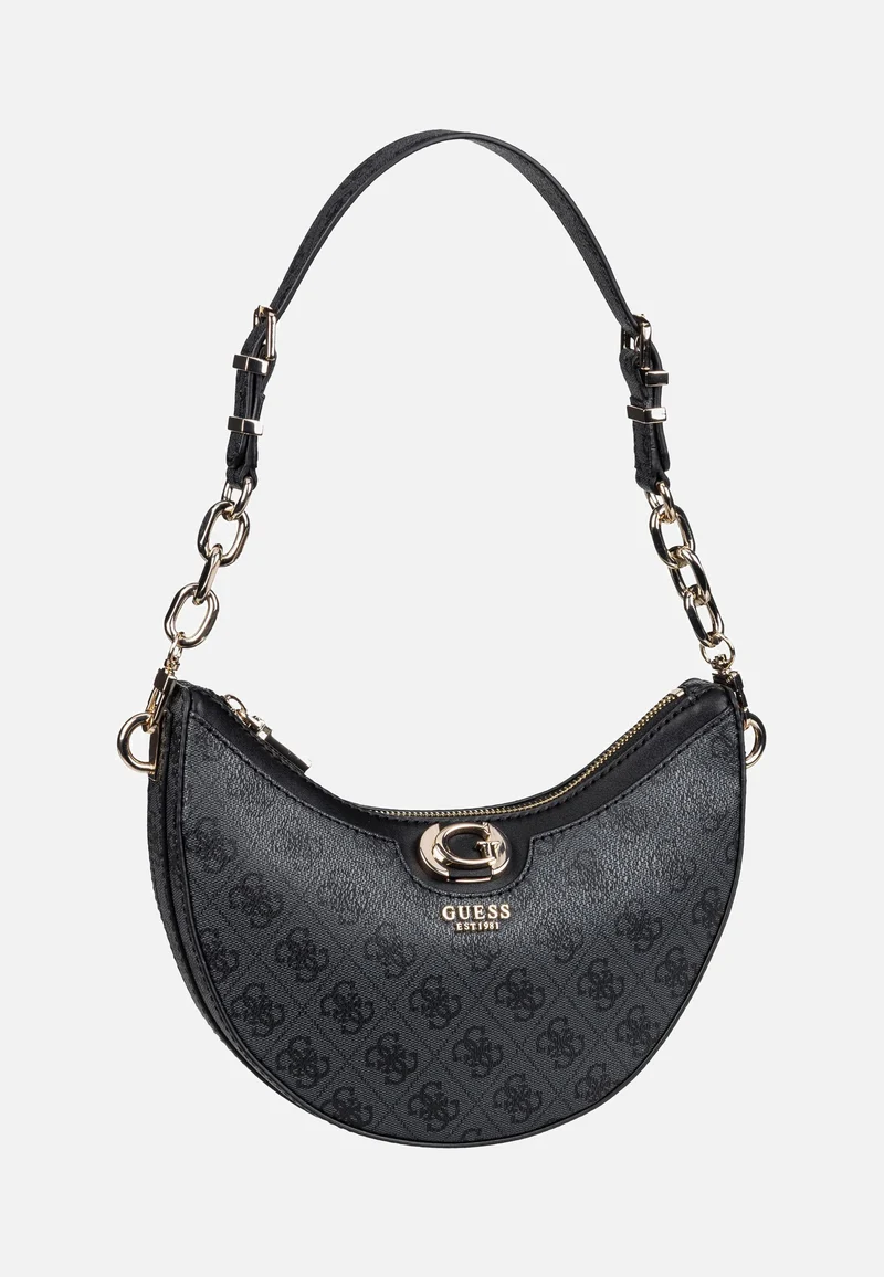 Orlina Logo Top Zip 40180 Coal - Shoulder Bag