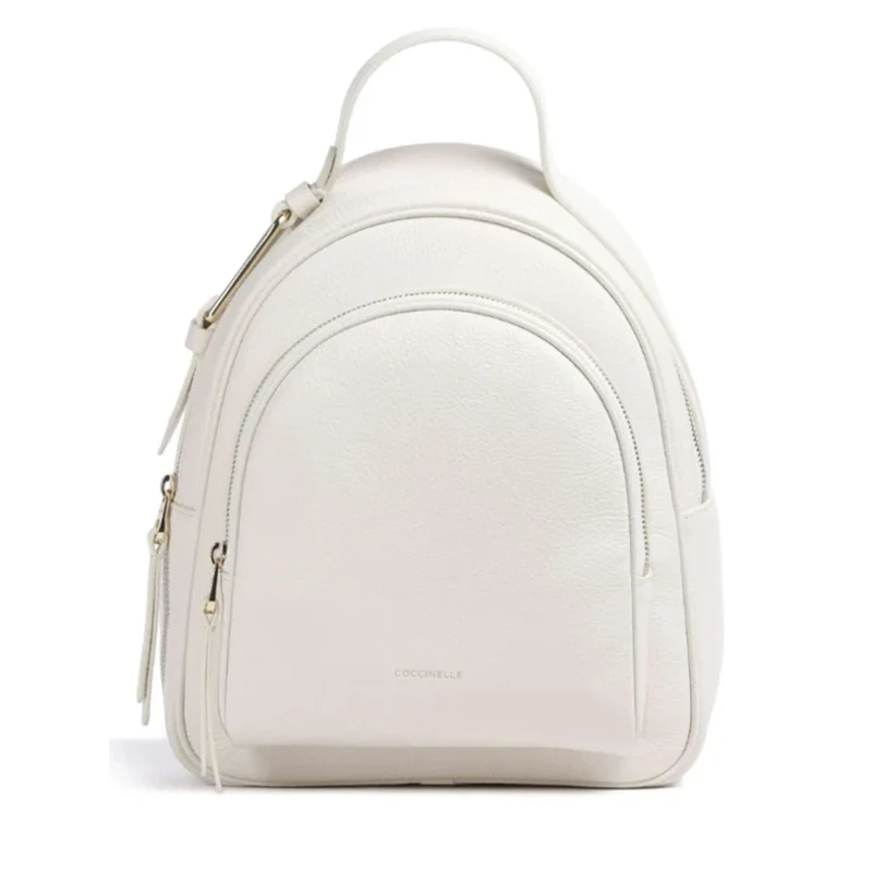 Zaino Donna COCCINELLE in Pelle Linea Malory colore Blanco