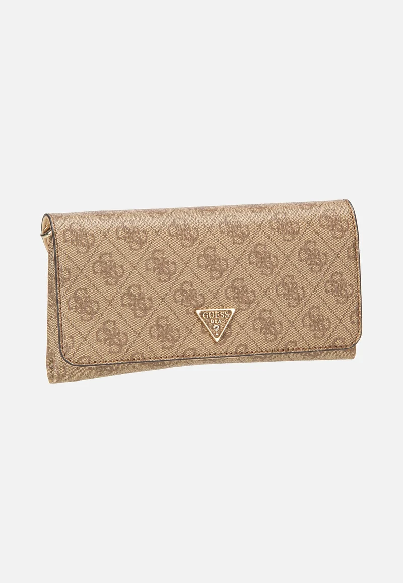 Noelle II Xbody Flap Organizer Latte Logo/Brown - Clutch