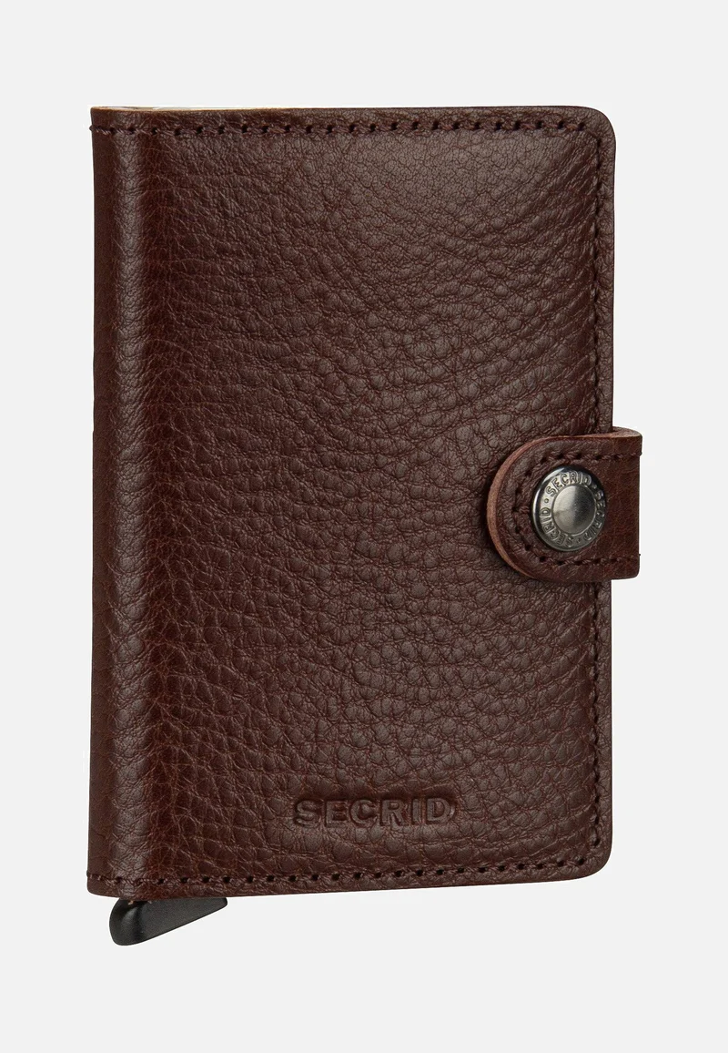 Miniwallet Veg Tanned Espresso-Brown - Wallet