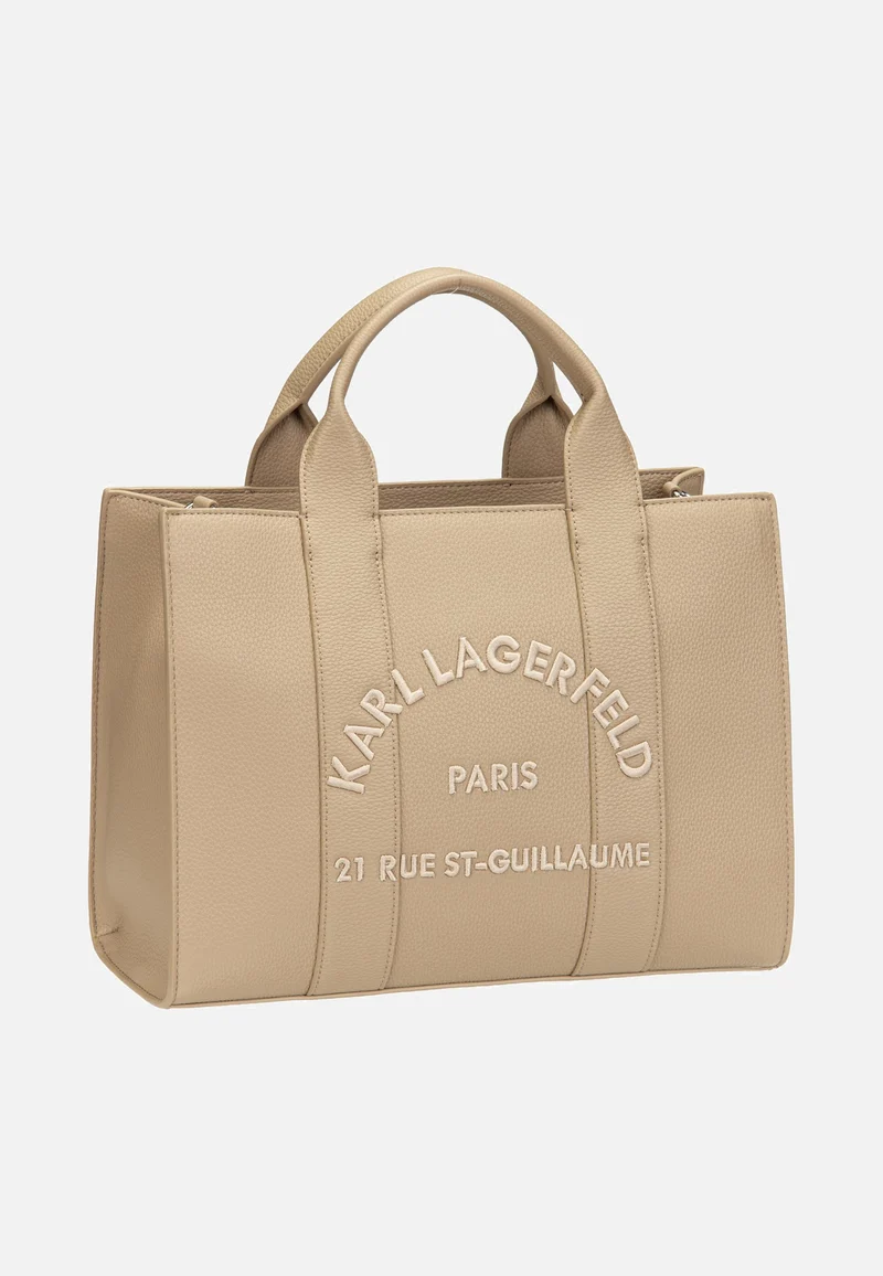 K/RSG MD Square Tote Peb Emb Nougat - Tote Bag