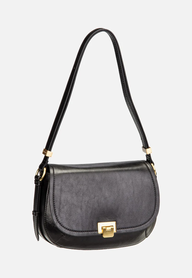 Federica Crossbody Nero/Oro - Crossbody Bag