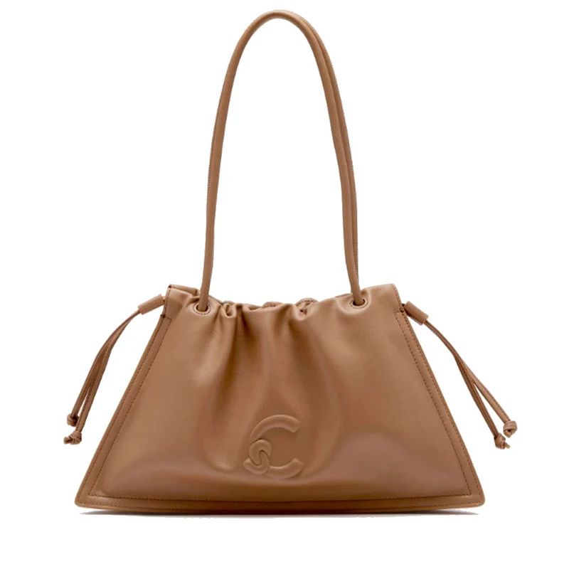 Borsa Donna a Spalla COCCINELLE in Pelle linea Dulse Medium Colore Skin