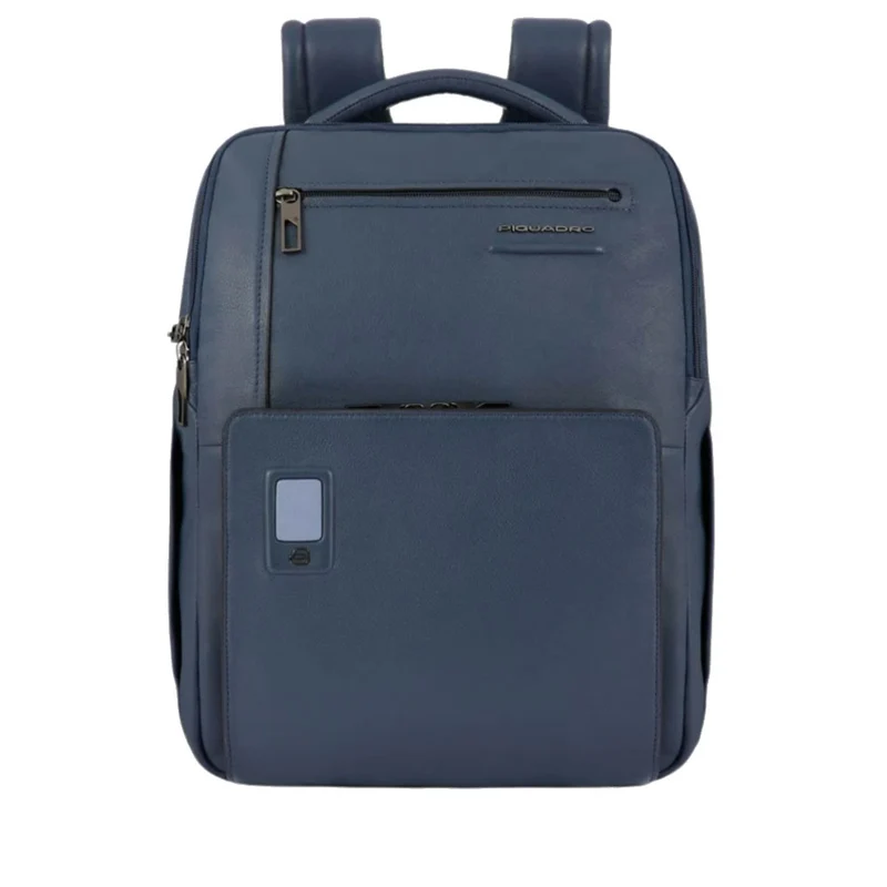 Zaino PIQUADRO porta PC 14" Linea Akron in Pelle Colore Blu - CA4818AO