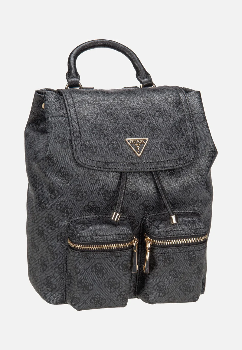 Manhattan II Flap Coal Logo - Backpack