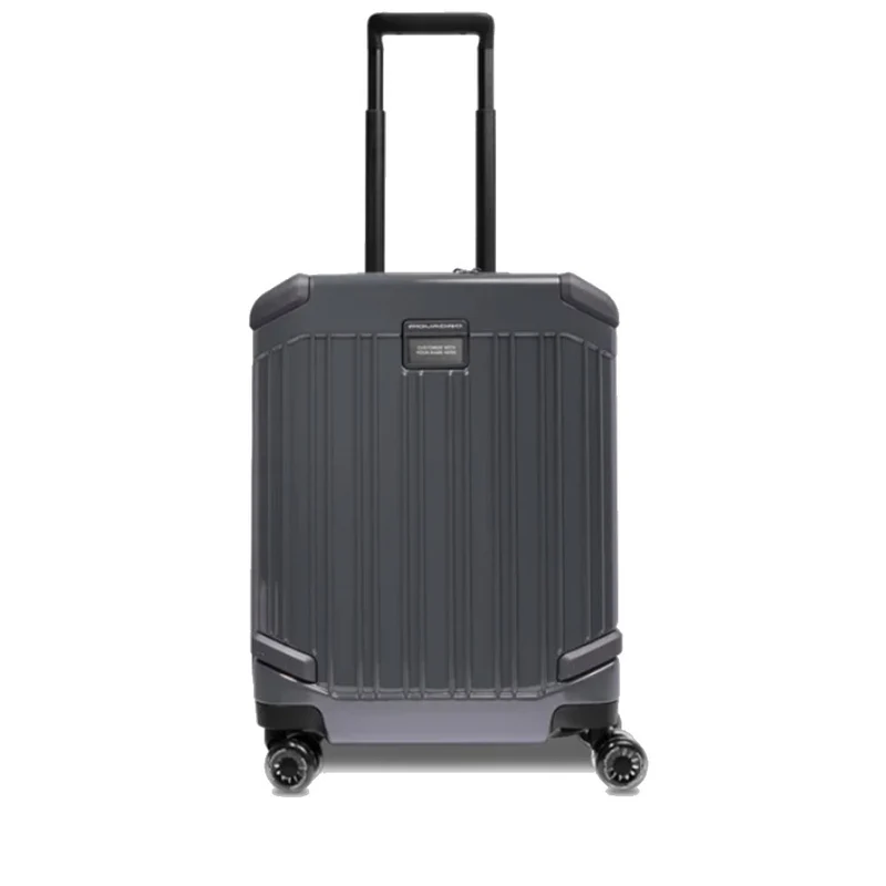 Trolley Cabina PIQUADRO Rigido con 4 Ruote Colore Grigio Linea Pop - BV4425POP