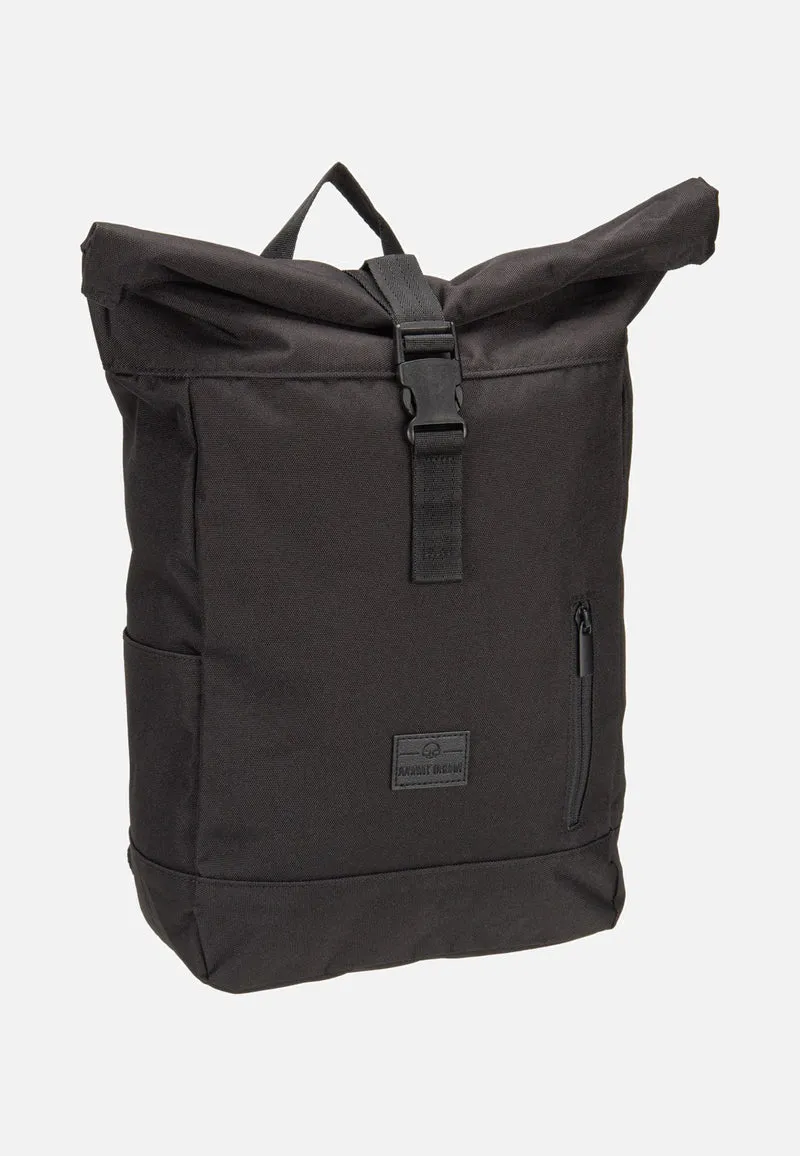 Robin Small Black - Rolltop Backpack