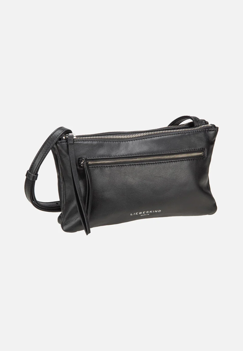 Zena S Indian Sheep Double Black - Crossbody Bag