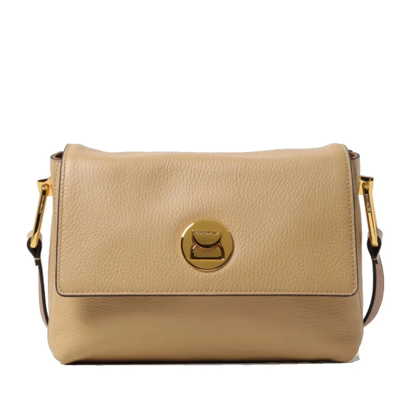 Borsa Donna a Tracolla COCCINELLE in Pelle linea Liya colore Fresh Beige - Cuir - E1MD0120701