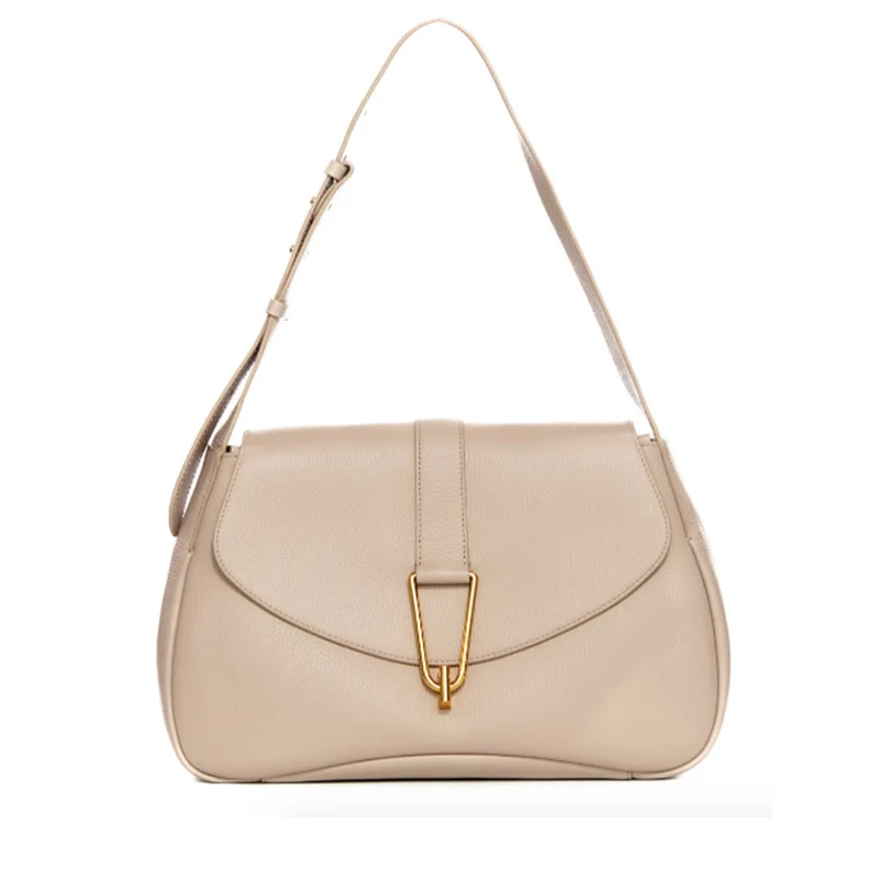 Borsa Donna a Spalla COCCINELLE linea Himma Medium in Pelle Powder Pink