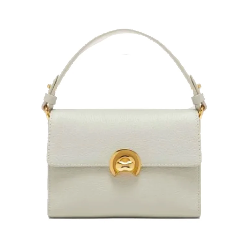 Borsa Donna a Mano con Tracolla COCCINELLE in Pelle linea Binxie Small colore Celadon Green