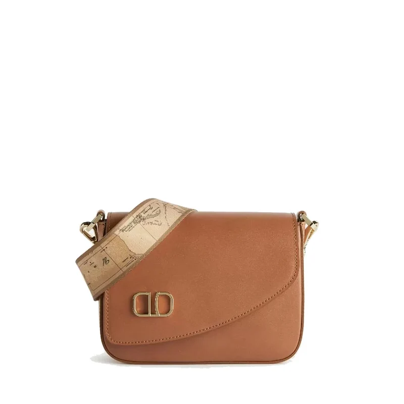 Borsa Mini a Tracolla 1A Classe Alviero Martini linea Geo Summer Feeling in Pelle color Cuoio LC88