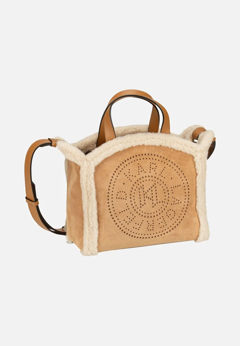 K/ circle SM Tote Shearling Caramel - Tote Bag