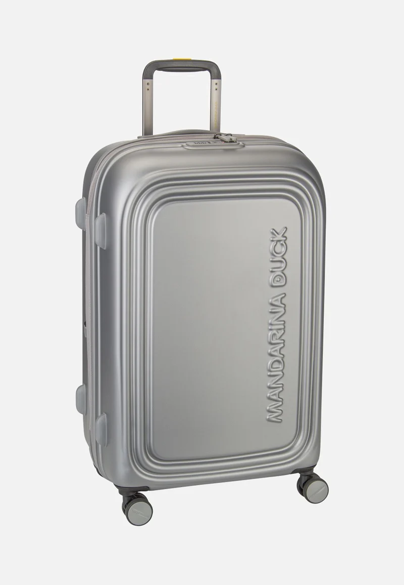 Logoduck + Trolley Medium Exp Silver - Suitcase