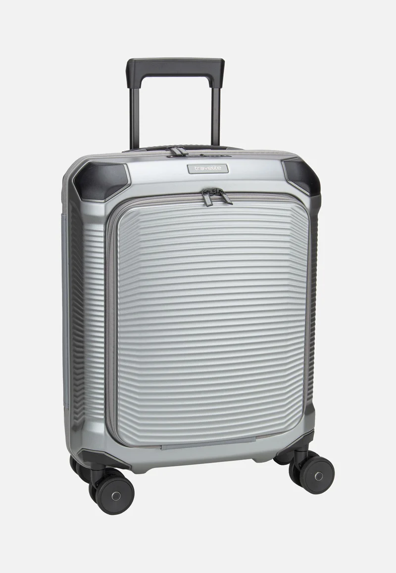 Millennium Trolley 4W S Front Pocket Silver - Suitcase