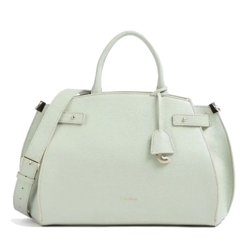 Borsa a Mano COCCINELLE Linea Klichè in Pelle Celadon Green