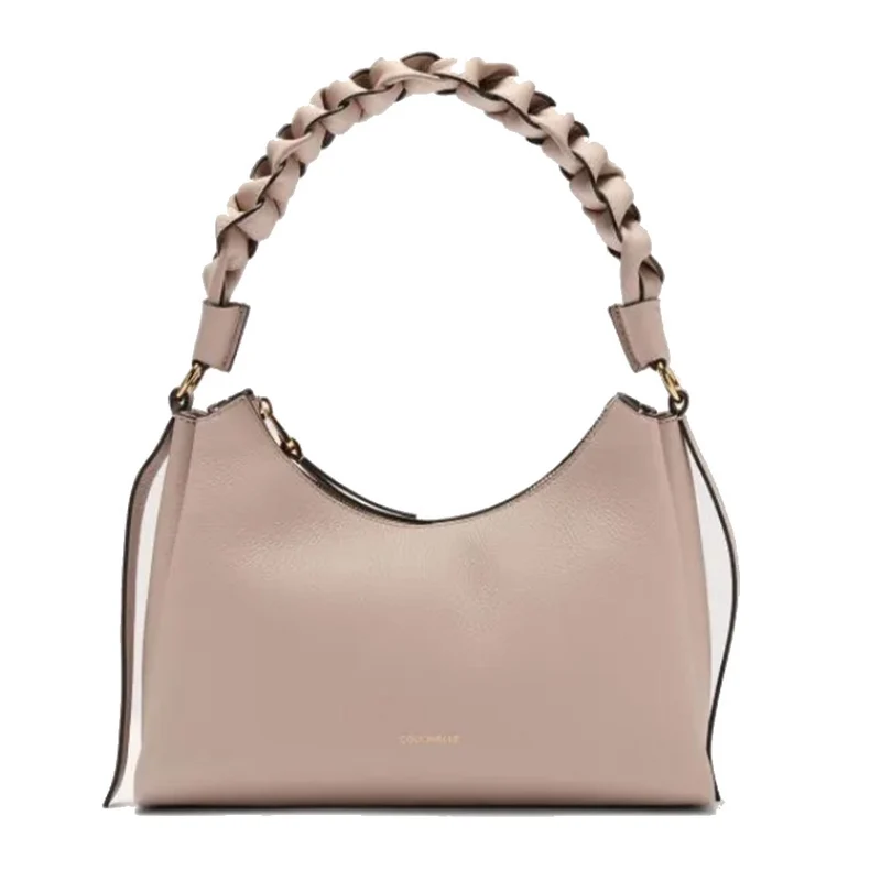 Borsa Donna a Spalla COCCINELLE in Pelle linea Boheme Small colore Rosette - Warm Taupe
