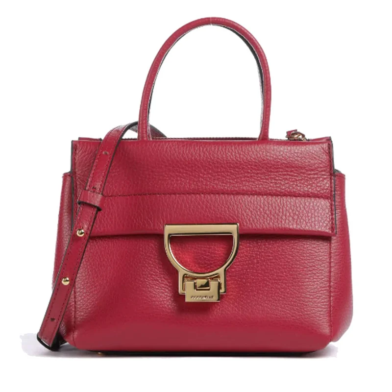 Borsa Donna a Mano COCCINELLE in Pelle linea Arlettis Colore Sangria Misura Piccola
