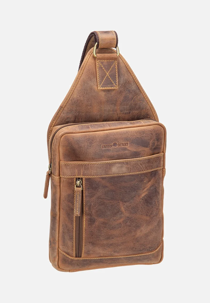 Vintage Crossbody Sattelbraun - Crossbody Bag