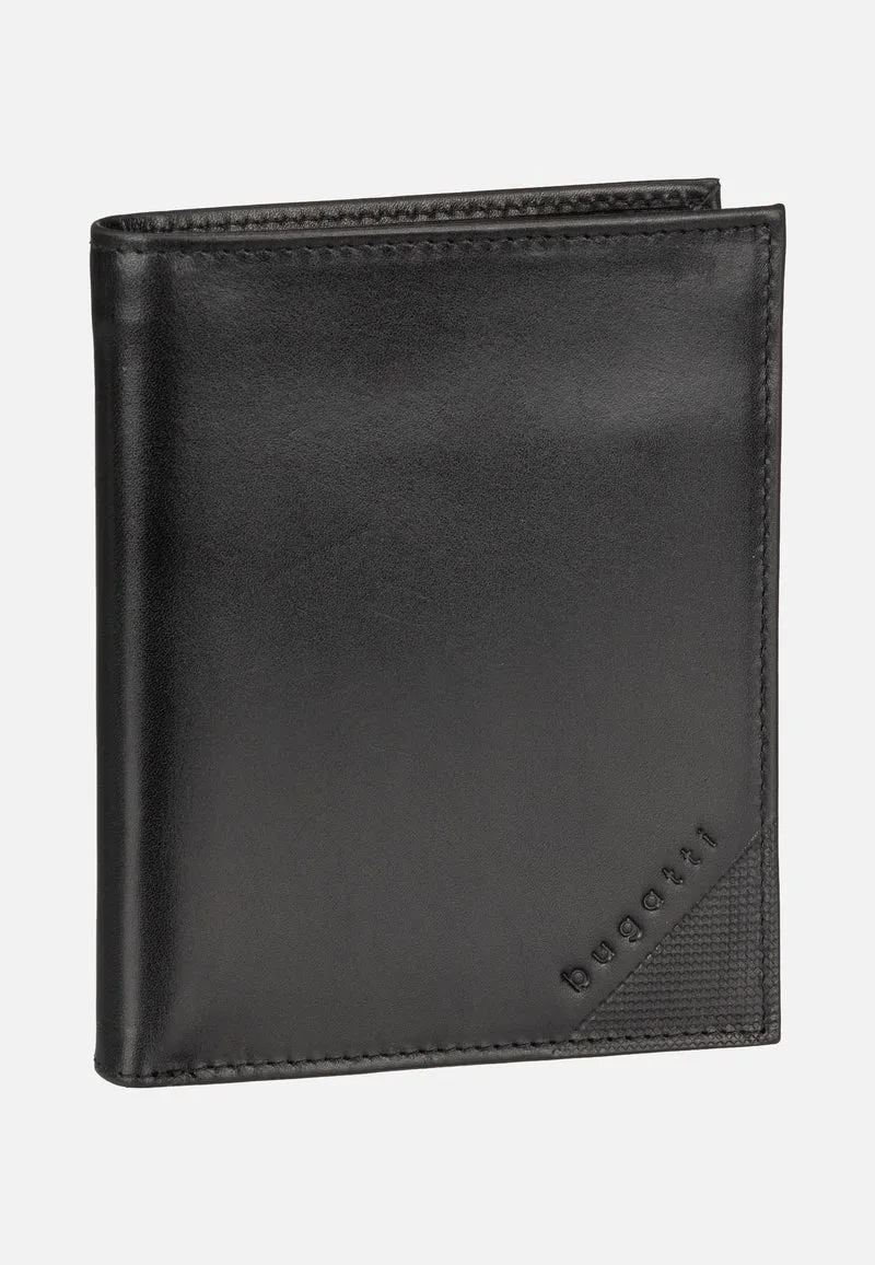 Nobile Vertical with Flap Schwarz - Wallet